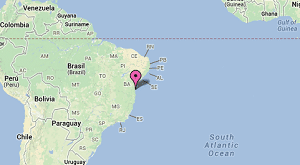 South America map´s location of Spirit Vine Retreats