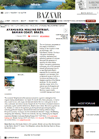 Media at Harper’s Bazaar Spirit Vine retreat